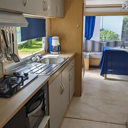 Mobil Home Avec Terrasse Camping Du Gouffre Numero 88 Plougrescant Buitenkant foto